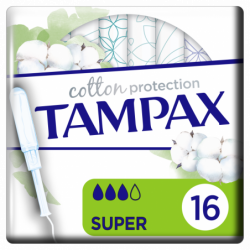 Tampax Cotton Protection...